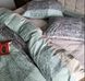 Односпальний комплект з простирадлом на резинці 80х190х20, принт: Матрікс