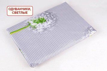 Наволочка бязь 50х50, принт: Весняні кульбаби